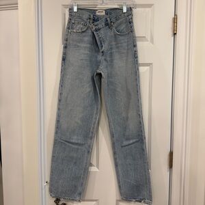 Agolde Criss Cross Jean - Light Blue